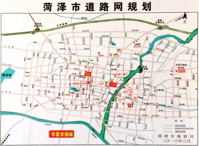 菏泽市最新道路规划图，塑造现代化城市交通新面貌