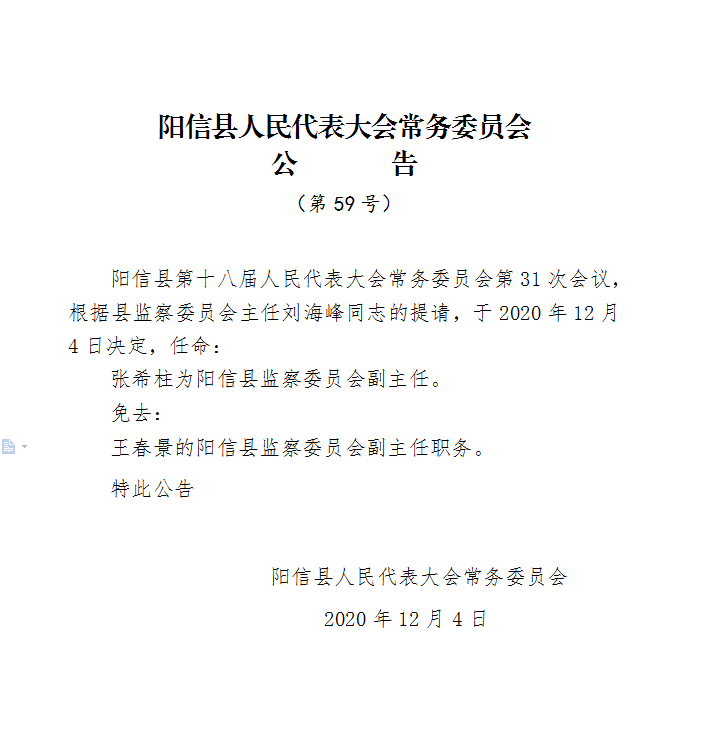 阳信县审计局人事任命最新动态